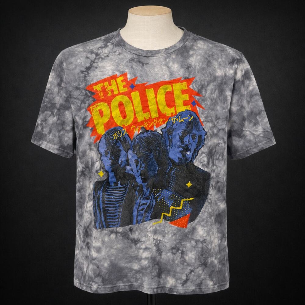 The Police Tie-Dye SS Graphic Shirt M